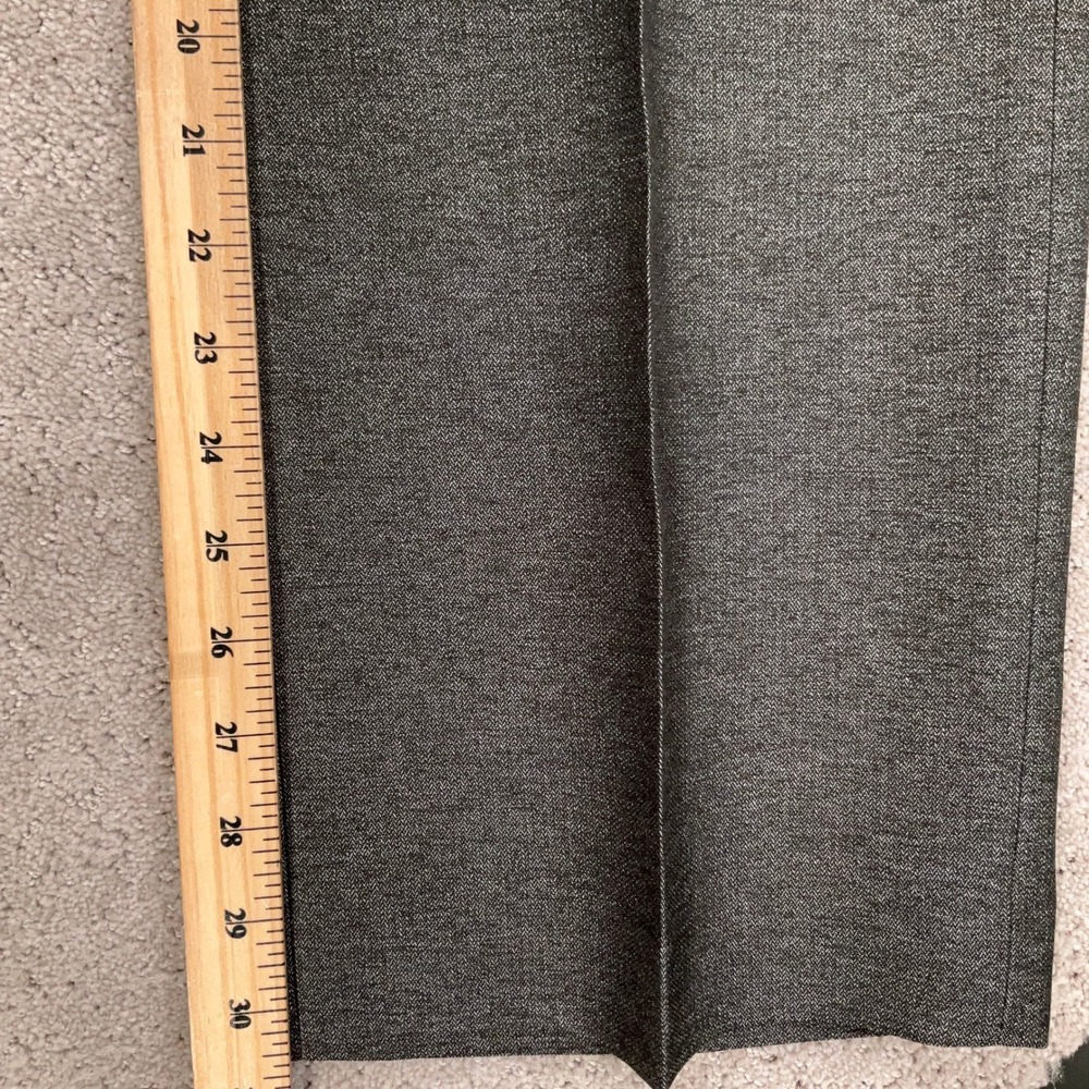 Le Suit Pantsuit Women 8 30W 30.5L Gray Mini Herringbone‎ Career Neutral Classic - Picture 16 of 16